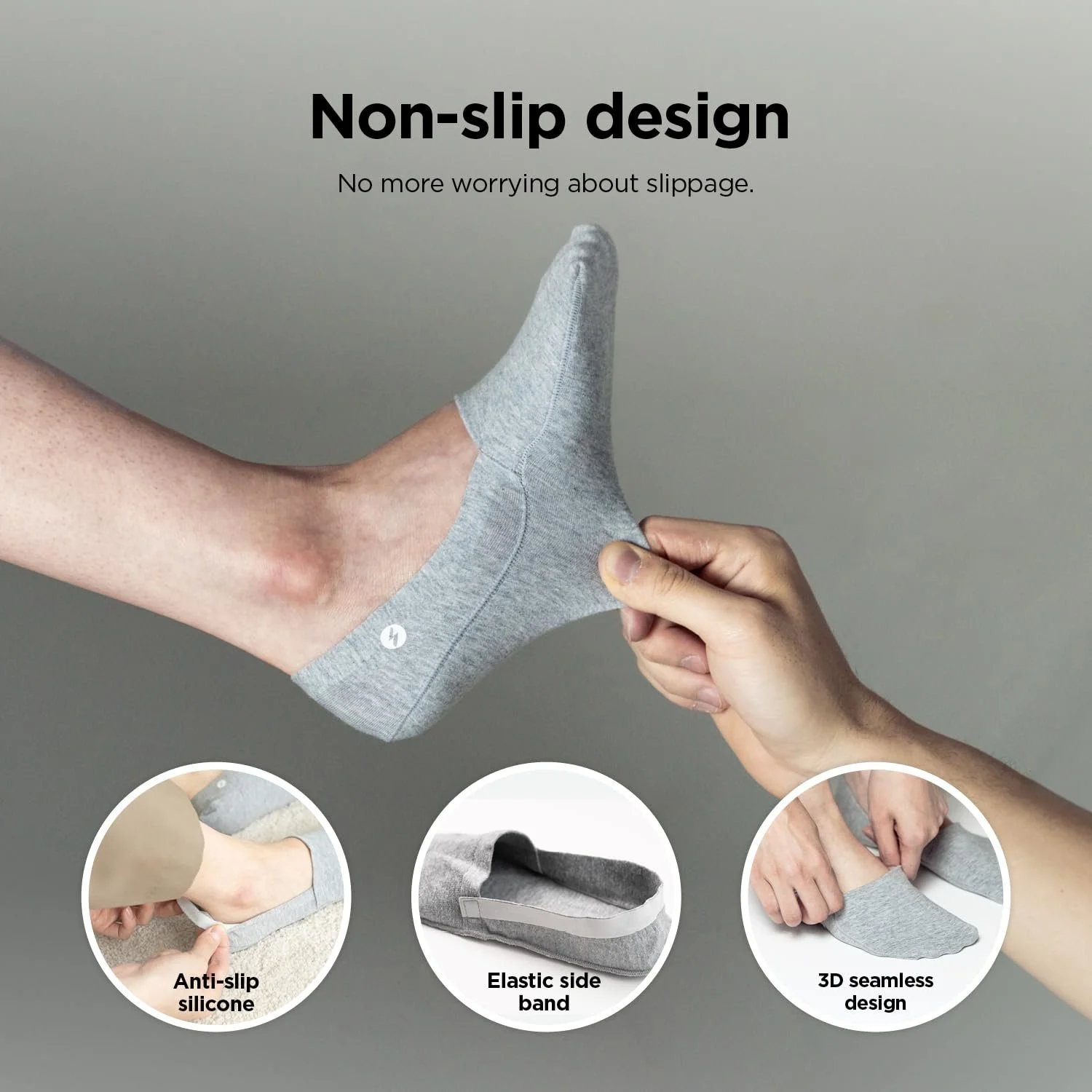 Шкарпетки Storm Empire Без сліду Унісекс, 3 пари, фото №4