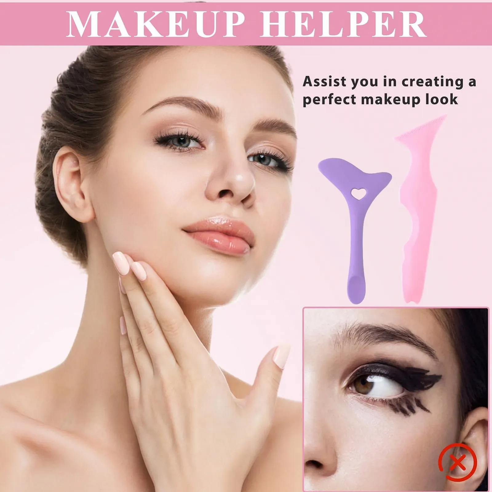 Трафареты для подводки силиконовые, фото №6