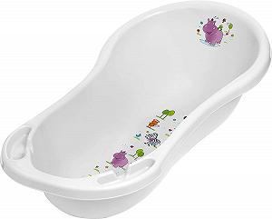 Детская ванночка Keeeper Hippo 100 см Белая - Фото 1