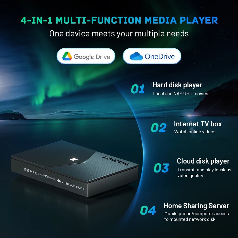 Медіаплеєр Kinhank K9 Amlogic S928X-K 4/64Gb WIFI6 AI-SR, фото №11