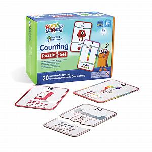 Набор пазлов Learning Resources Numberblocks Counting 1-20 20 штук 3-компонентные от 3 лет - Фото 1