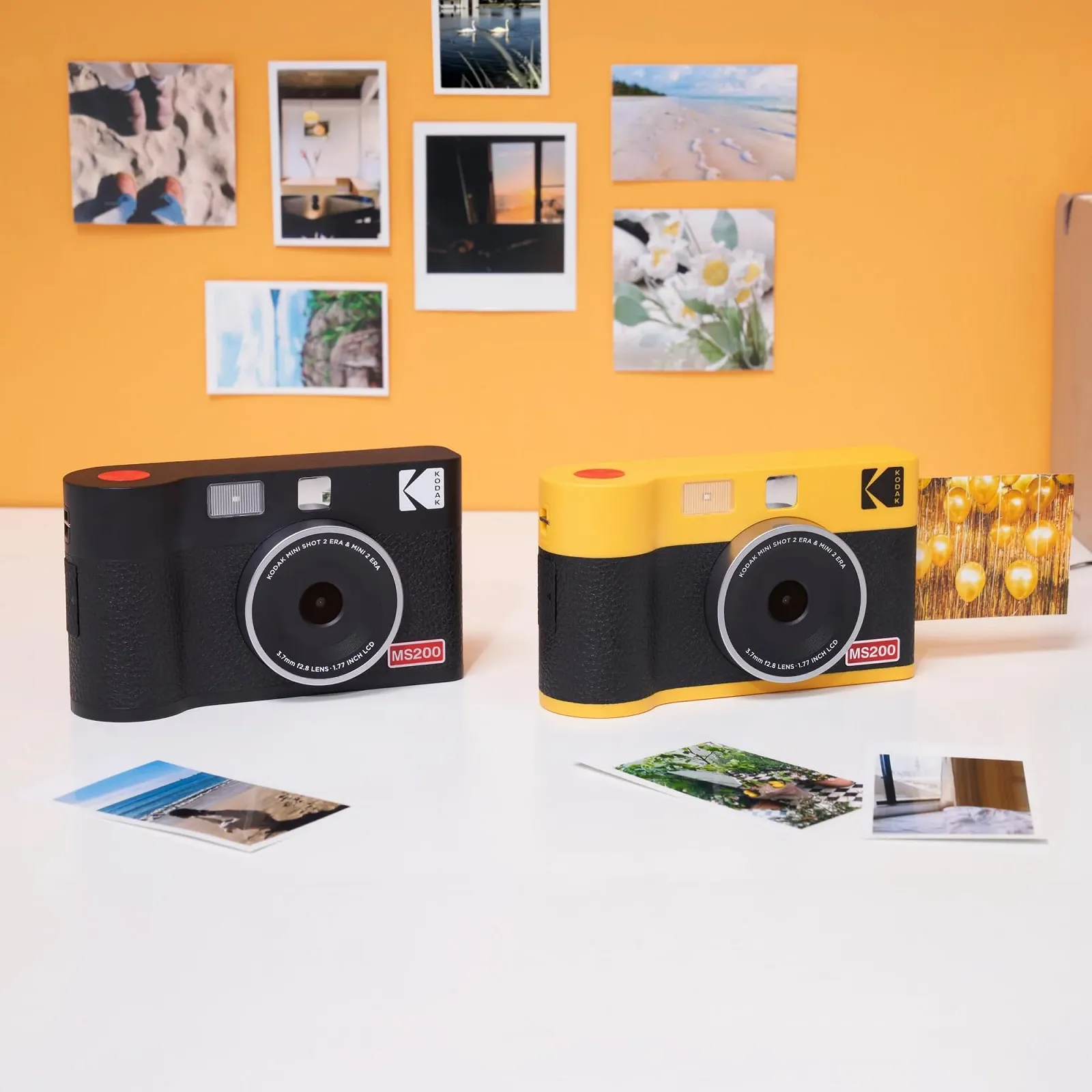 Фотокамера мгновенной печати и принтер Kodak Mini Shot 2 ERA Yellow, фото №8