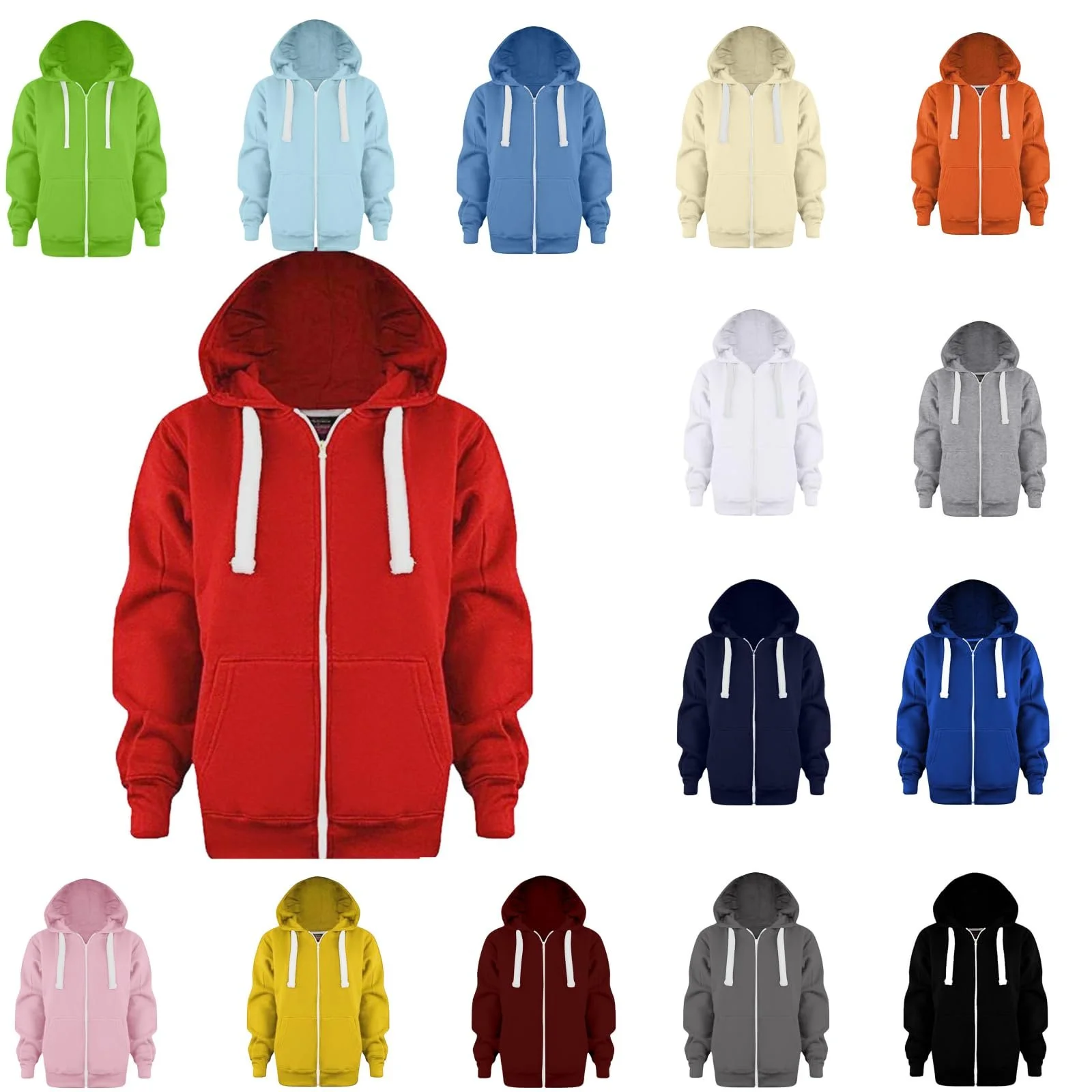 Толстовка Generisch Детская Куртка-пуловер Спортивная Толстовка с капюшоном на молнии для мальчиков Однотонная кофта с капюшоном со шнурком Длинный рукав Подростковая Толстовка с капюшоном для девочек, фото №1 Толстовка Generisch Детская Куртка-пуловер Спортивная Толстовка с капюшоном на молнии для мальчиков Однотонная кофта с капюшоном со шнурком Длинный рукав Подростковая Толстовка с капюшоном для девочек, фото №1