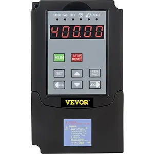 Частотный преобразователь VEVOR A2-8075 / 7.5 kW / 50 A / 0-400 Гц / 220V / Черный synthetic.ua - Фото 1