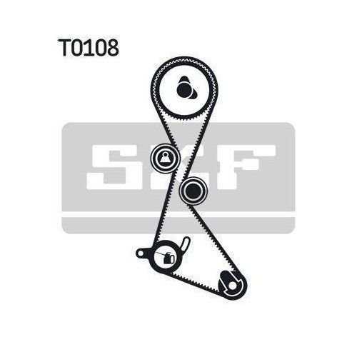 Комплект ремня ГРМ SKF VKMA 06103, фото №2