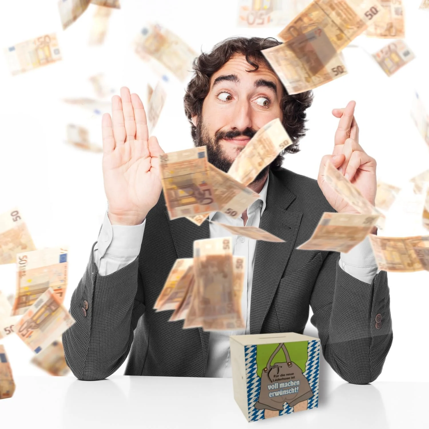 Скарбничка Дерев'яна Lederhosen, фото №7