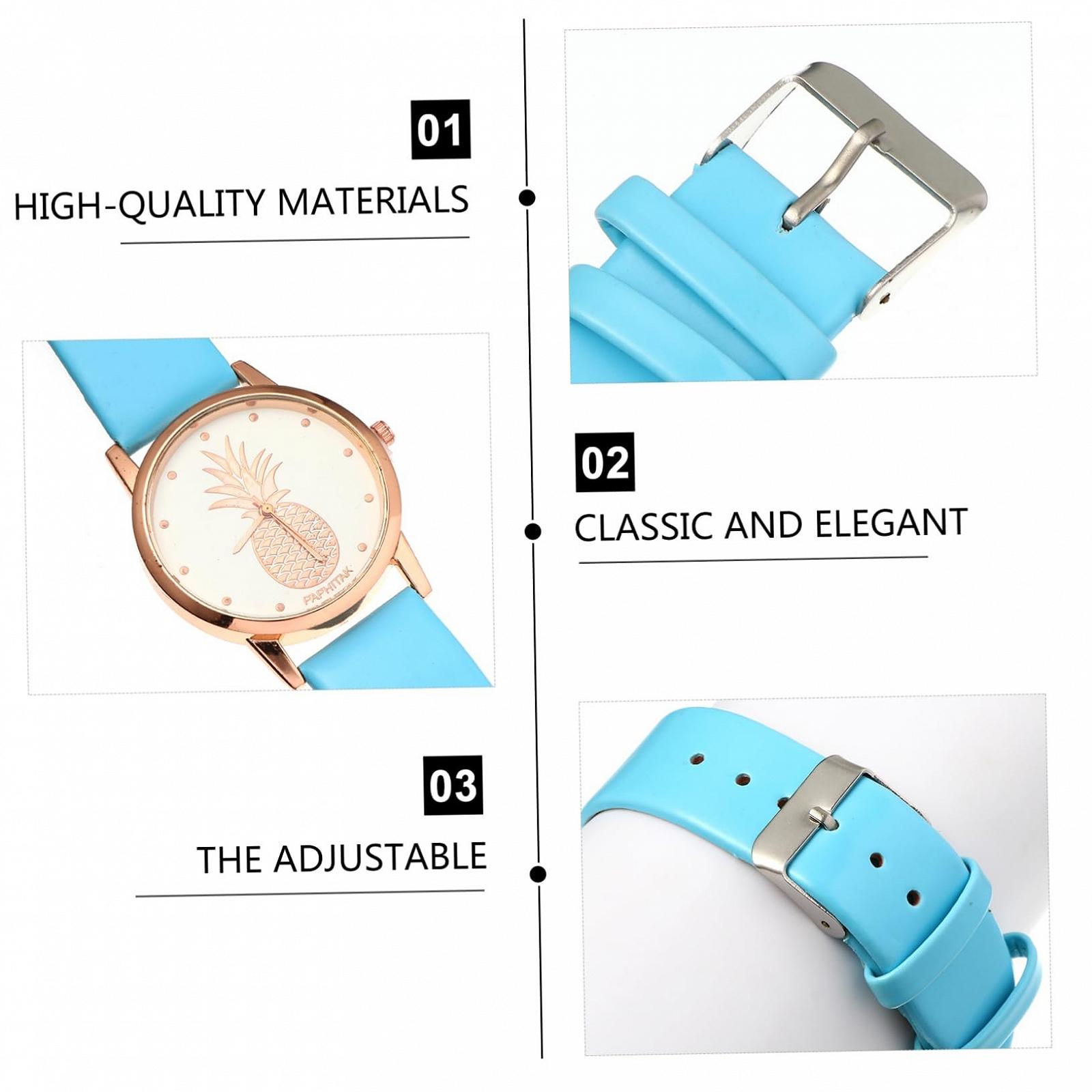 Жіночий годинник LIFKOME Ананас, Золотистий, Білий, фото №7