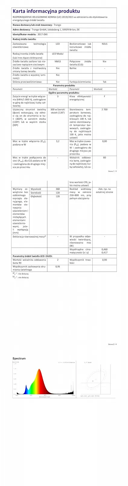 Настільна лампа Trango 2017-03C LED IP44 бездротова сенсорна димована 3 W 2700 K Бежева, фото №15