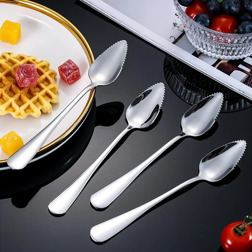 Набір з 8 фруктових ложок з нержавіючої сталі, фото №5 Набір з 8 фруктових ложок з нержавіючої сталі, фото №5