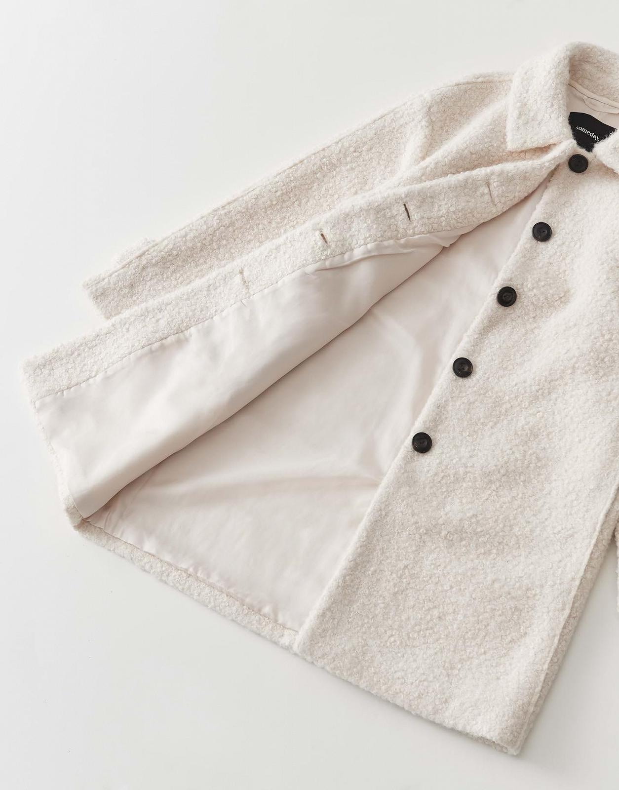 Пальто someday VILUNA Жіноче середньої довжини з штучного хутра, стандартний крій, фото №9