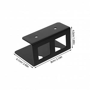 Подставка для ноутбука Untertisch Металл, для ноутбука, планшета, роутера и кабельной коробки Черный synthetic.ua - Фото 1