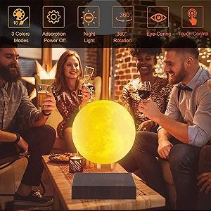 Лампа Vnemofey Плаваючий Режим Місяць 3 Кольори Галактика Плаваюче Нічне Світло Реалістичний Дисплей Місяця Магнітна Левітаційна База ціна на synthetic.ua - Фото 1 Лампа Vnemofey Плаваючий Режим Місяць 3 Кольори Галактика Плаваюче Нічне Світло Реалістичний Дисплей Місяця Магнітна Левітаційна База synthetic.ua - Фото 1