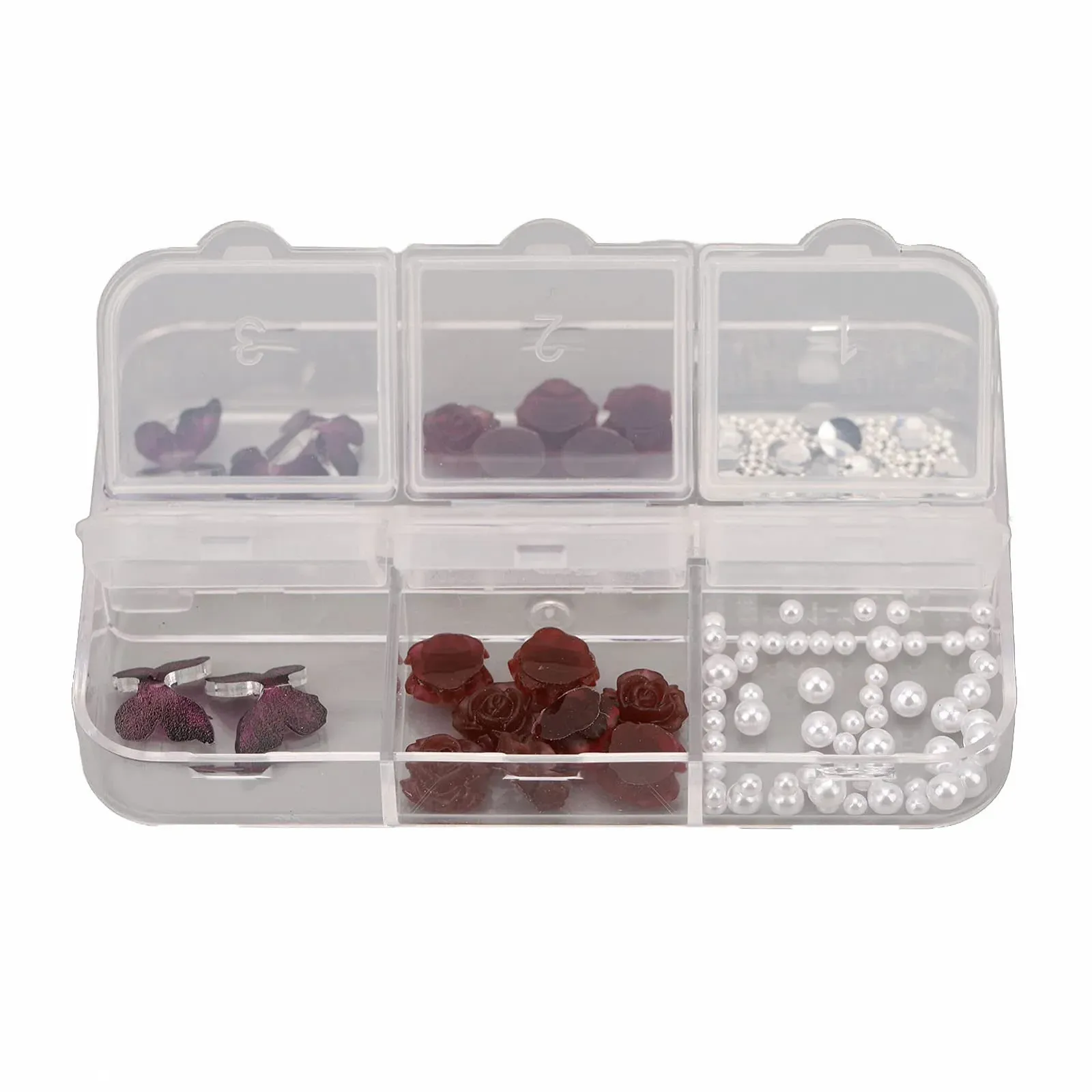 Милые 3D подвески для ногтей Бабочки Блестки для ногтей Стразы Украшения для ногтей Блестящие аксессуары для DIY поделок Дизайн ногтей Маникюрный декор, фото №5