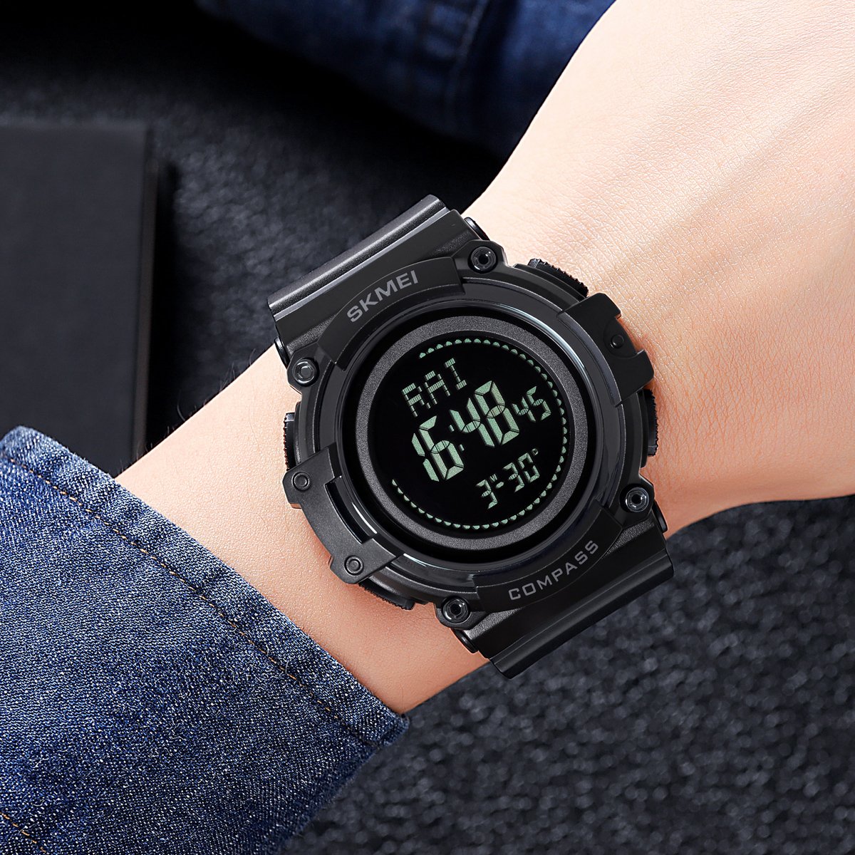 Годинник Skmei 2233BK Black, фото №4
