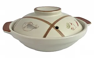 Горшок из песка с крышкой Декорированный (L) - Фото 1