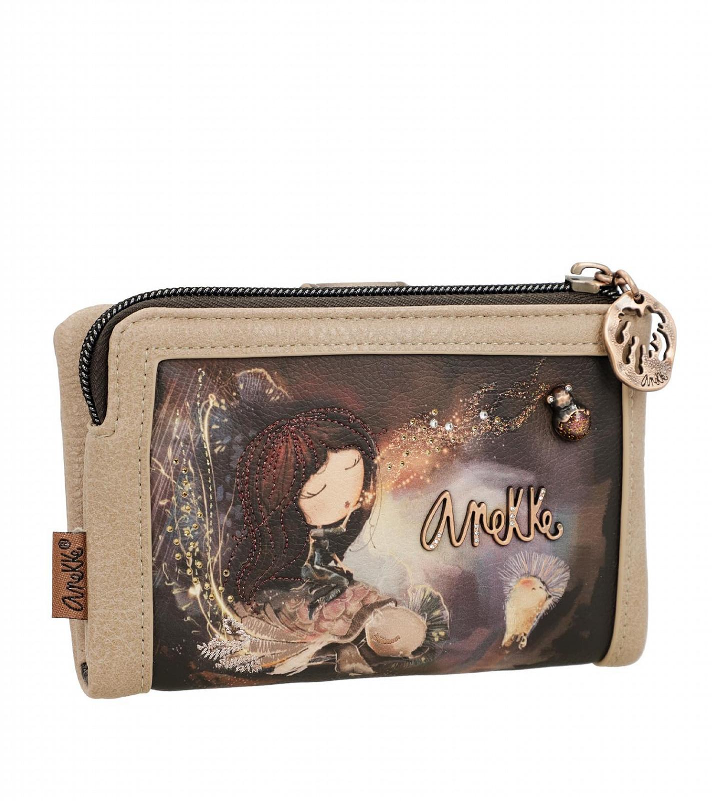Гаманець Anekke Dreamverse RFID Multi Pocket Medium коричневий, фото №1