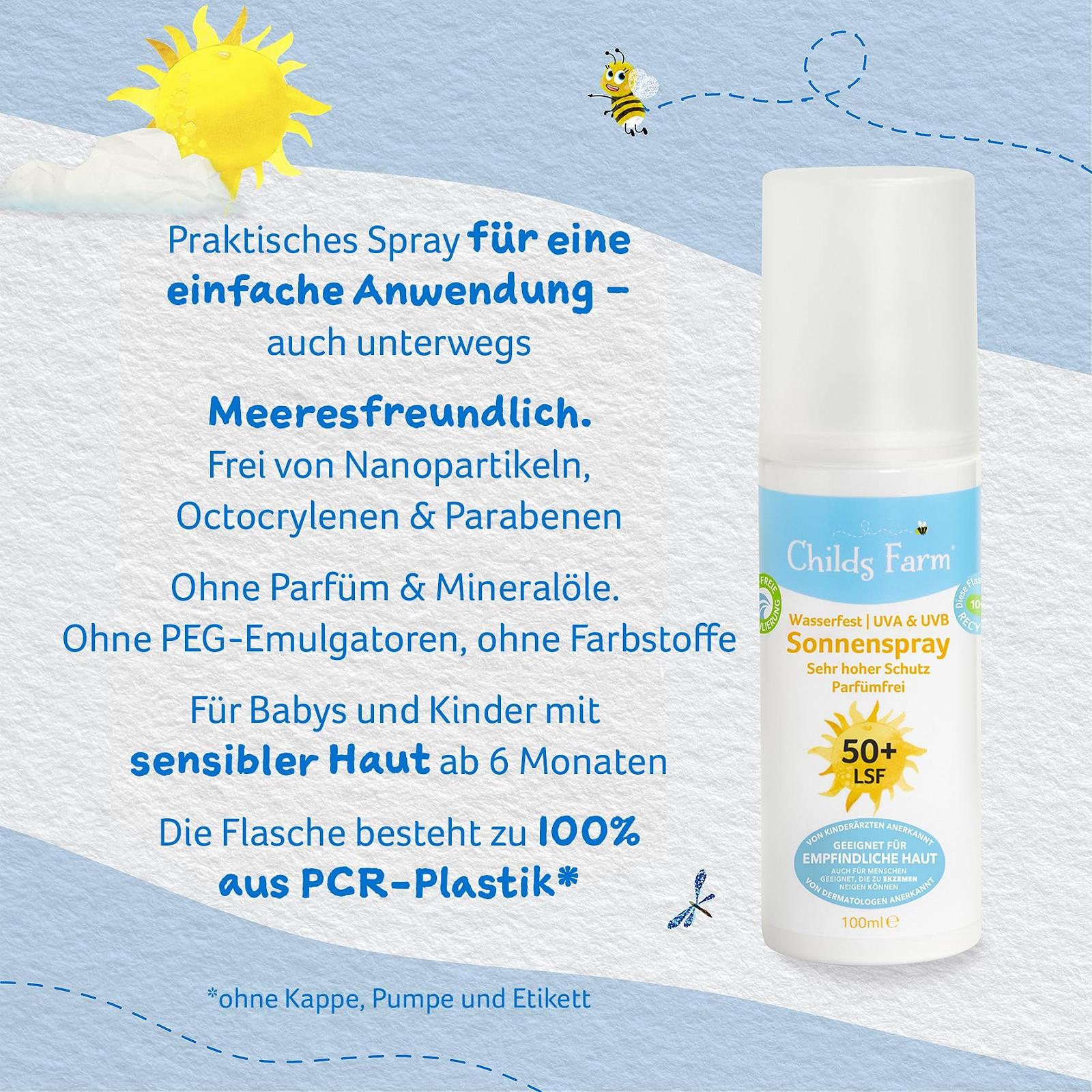 Спрей Childs Farm, SPF 50+, 100 мл, фото №4