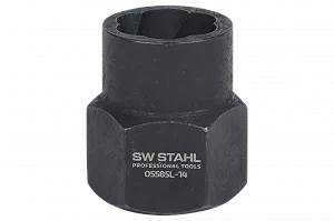 Головка со спиральным профилем SW-STAHL 05585L-14 3/8 14 мм - Фото 1