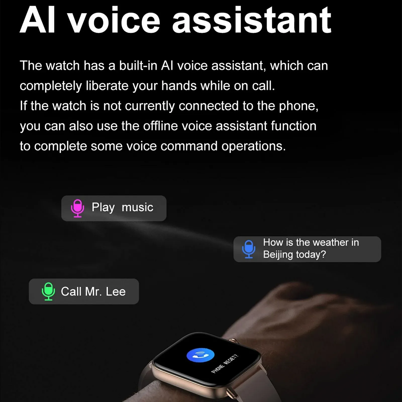 Смарт-часы 1.70 Inch Bluetooth, фото №3