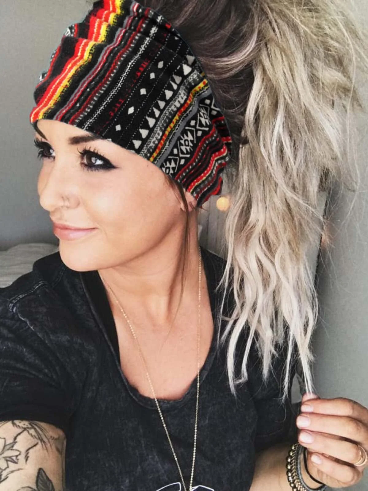 Широка Пов'язка на Голову для Жінок, фото №2 Широка Пов'язка на Голову для Жінок, фото №2