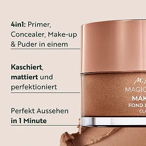 Набір M. Asam Magic Finish - Make-Up Mousse Classic (30 мл) та Кисть для тональної основи - Подарунковий набір Asam Beauty - Фото 1