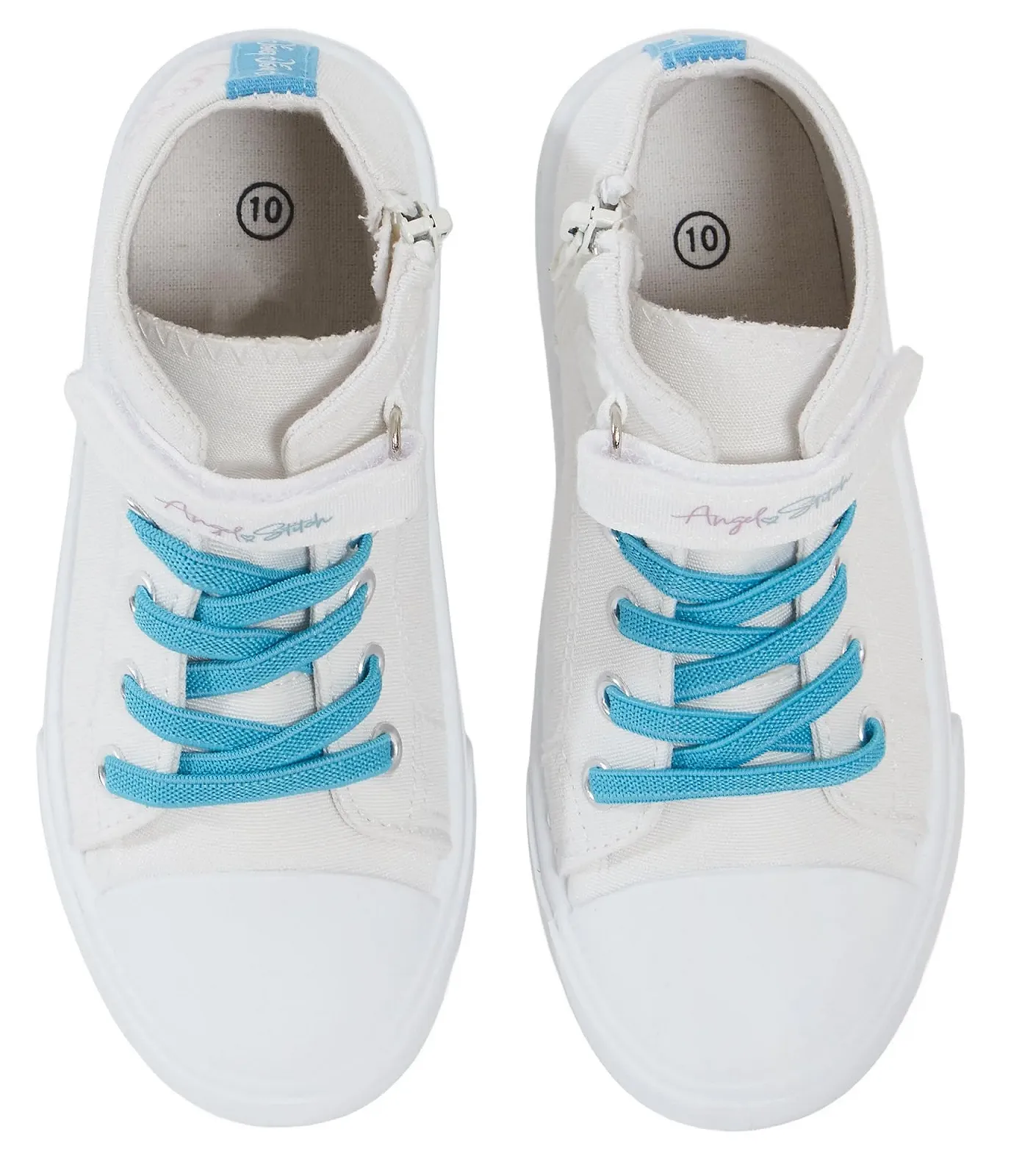 Кеды Disney Stitch Hi Top для девочек Stitch & Angel на молнии, фото №4