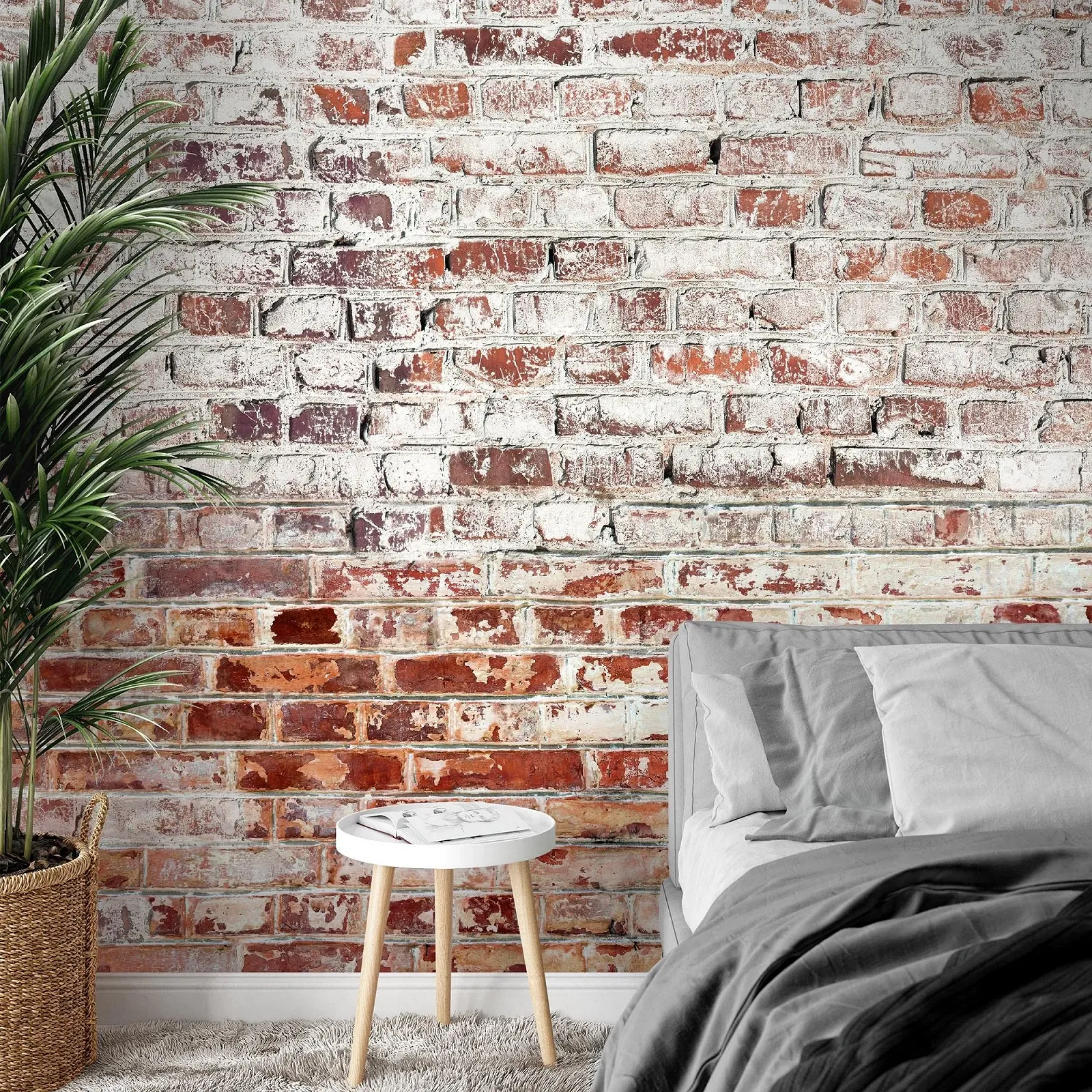 Фотообои Runa Art Stone Wall 9083012b Флизелиновые 396 x 280 см Бело-коричневые, фото №3