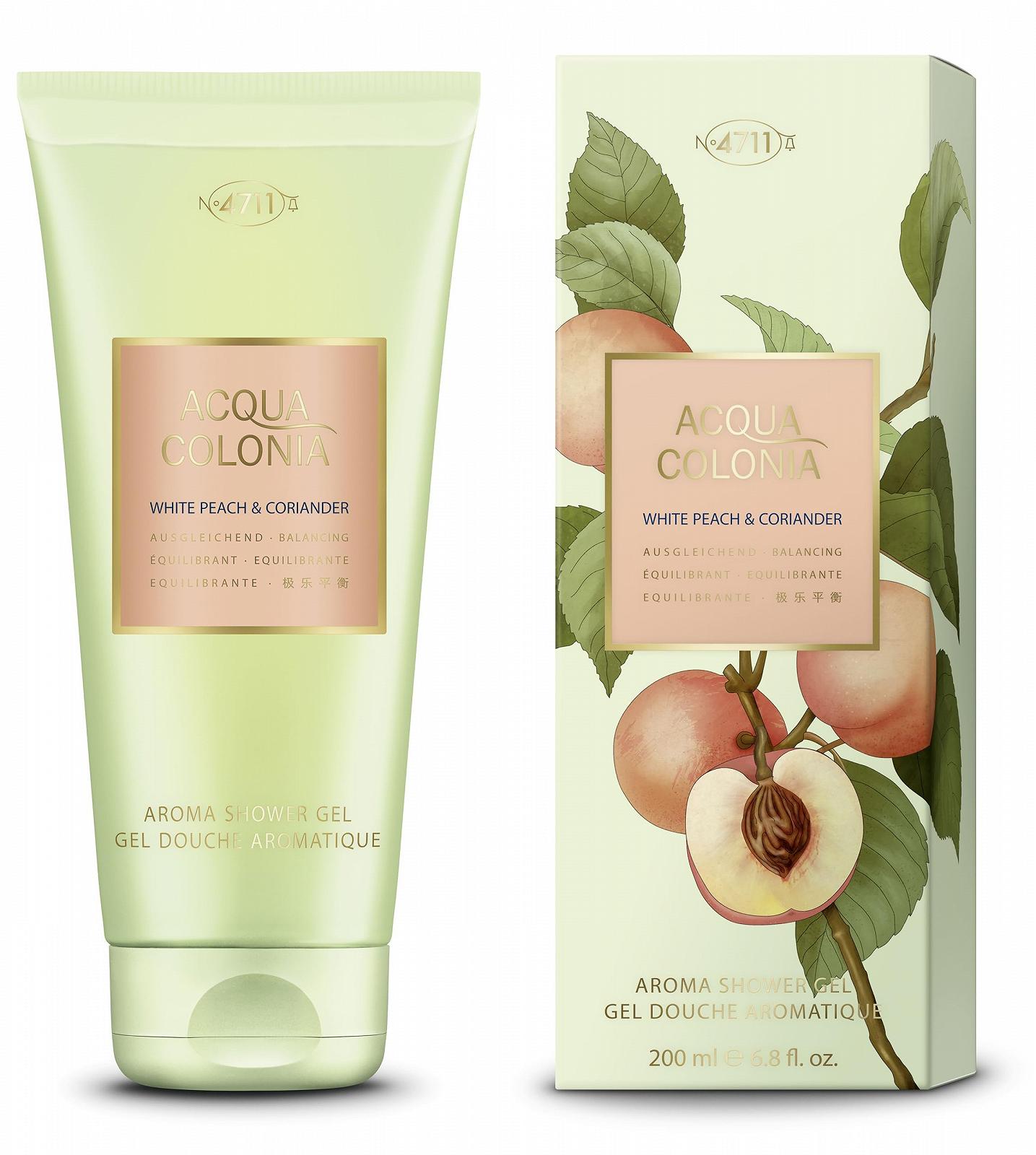 Гель для душу 4711 Acqua Colonia White Peach & Coriander 200 мл, фото №1