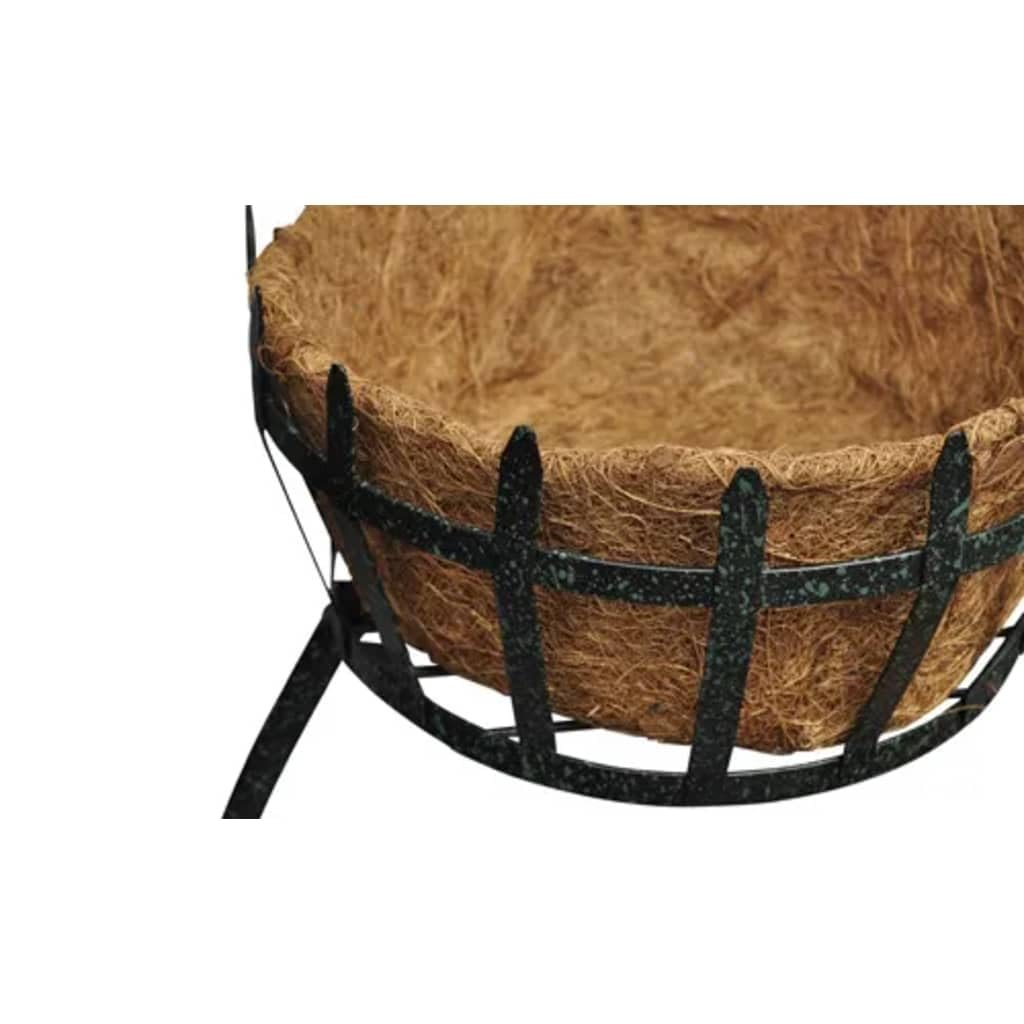 Підставка для квітів з підвісними кошиками vidaXL Метал Сонячне світло, фото №4 Підставка для квітів з підвісними кошиками vidaXL Метал Сонячне світло, фото №4