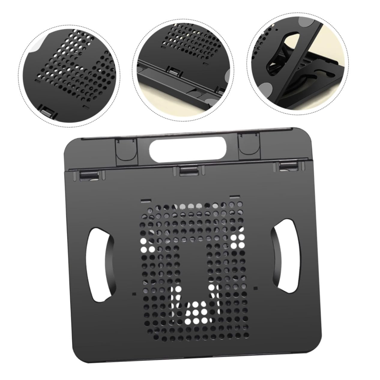 Підставка для планшета Happyyami, складана, з регульованою висотою, ергономічна, для ноутбука, планшета, книг, обертається, портативна та універсальна, для офісу та дому, фото №2