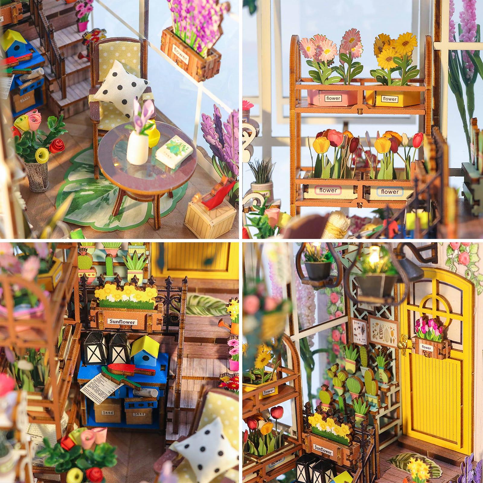 Конструктор DIY Spilay M2313 Со светодиодной подсветкой, музыкальной шкатулкой, фото №5