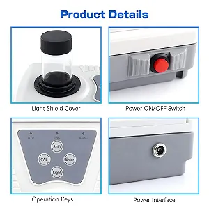 Турбидиметр BriSunshine ‎CH057Q 0-200 NTU Белый synthetic.ua - Фото 1