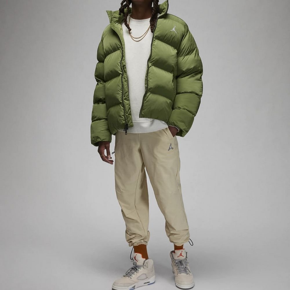 Пуховик Air Jordan Essentials Green S, фото №1