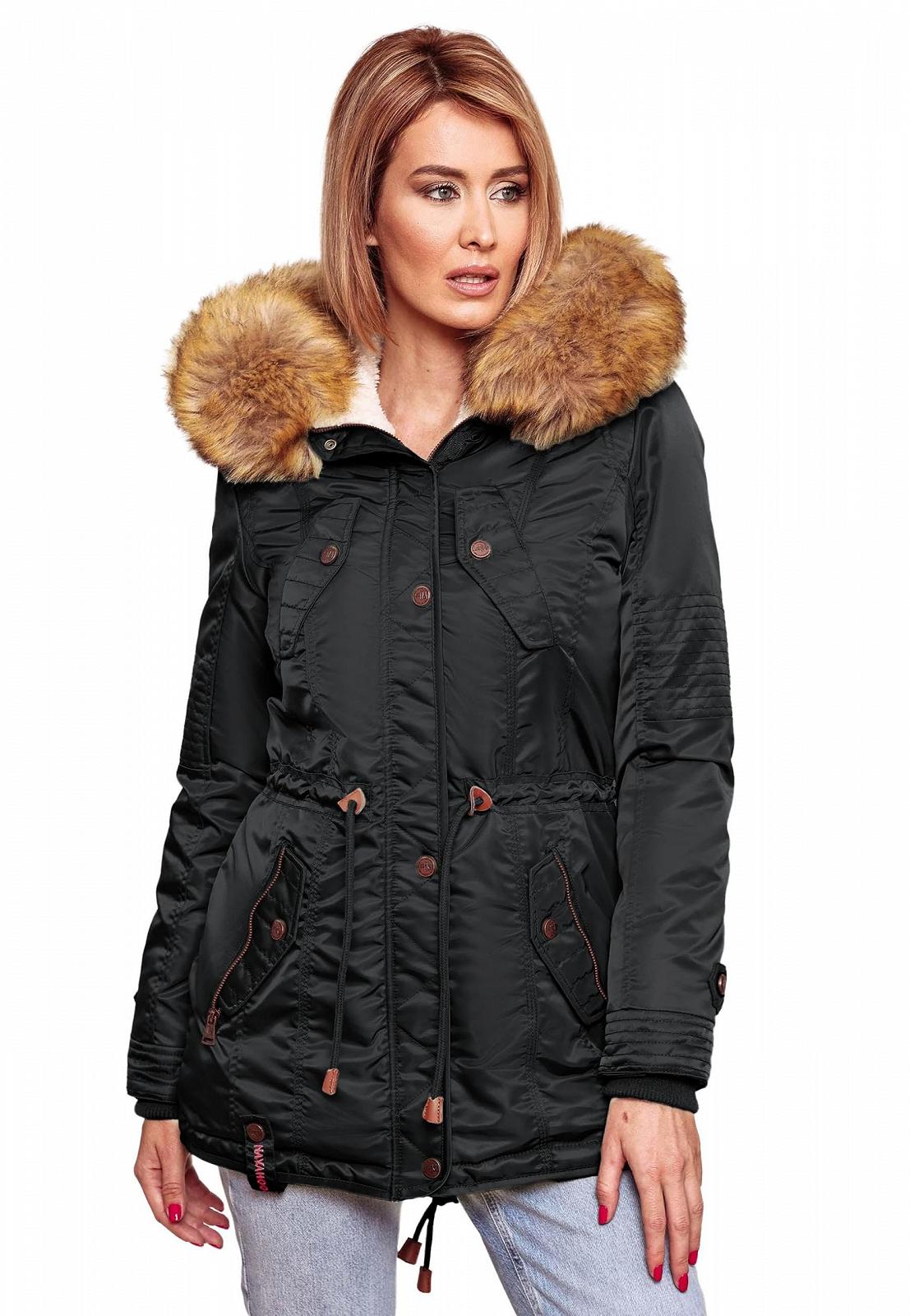 Женская зимняя куртка Navahoo B399 с длинным мехом Teddy, фото №1