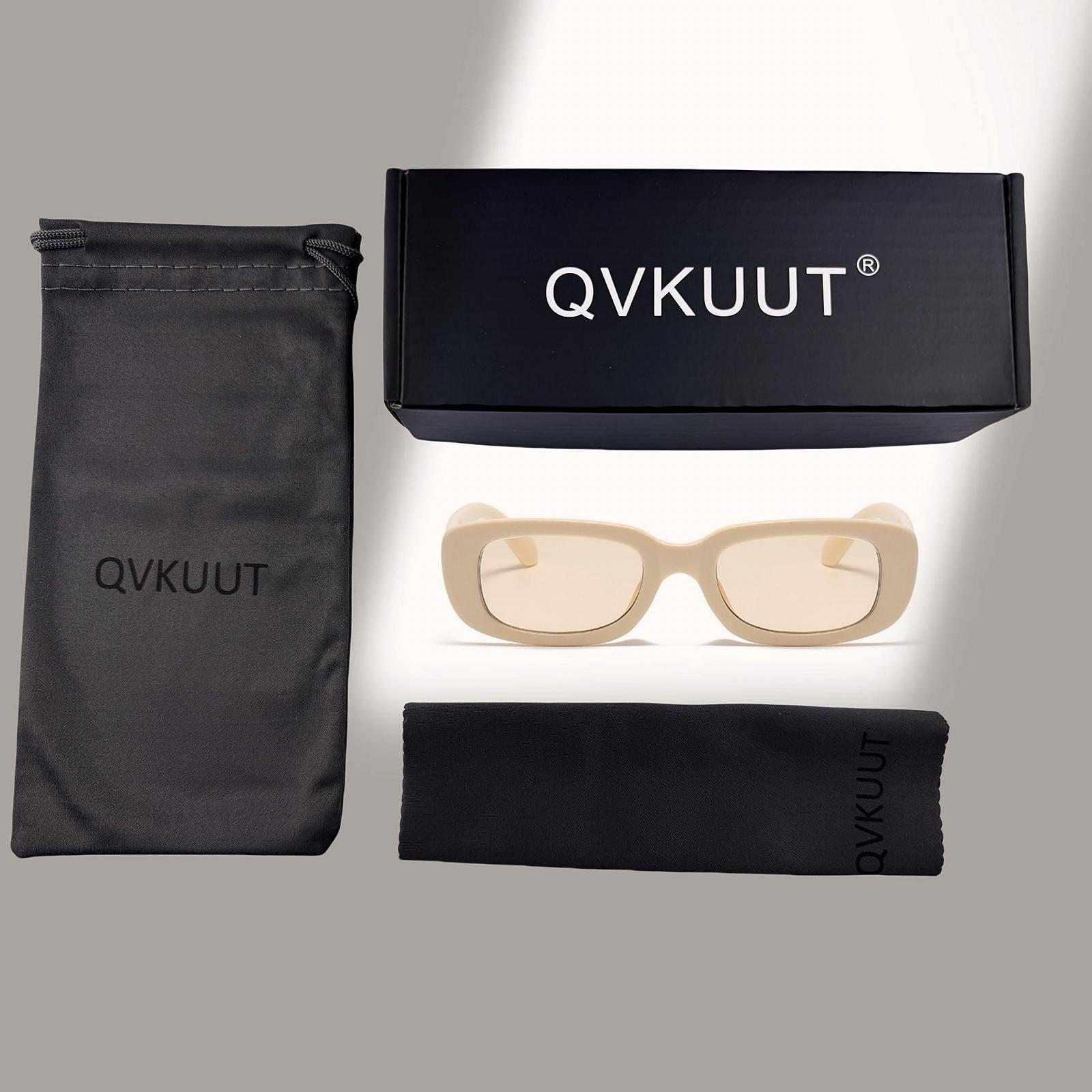 Модные необычные солнцезащитные очки в стиле панк QVKUUT для женщин, ретро, персонализированные, модные, фото №3