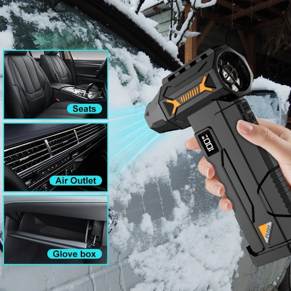 Портативний турбовентилятор Violent HFX-07 Turbo Jet Fan 680000 RPM Black, фото №15