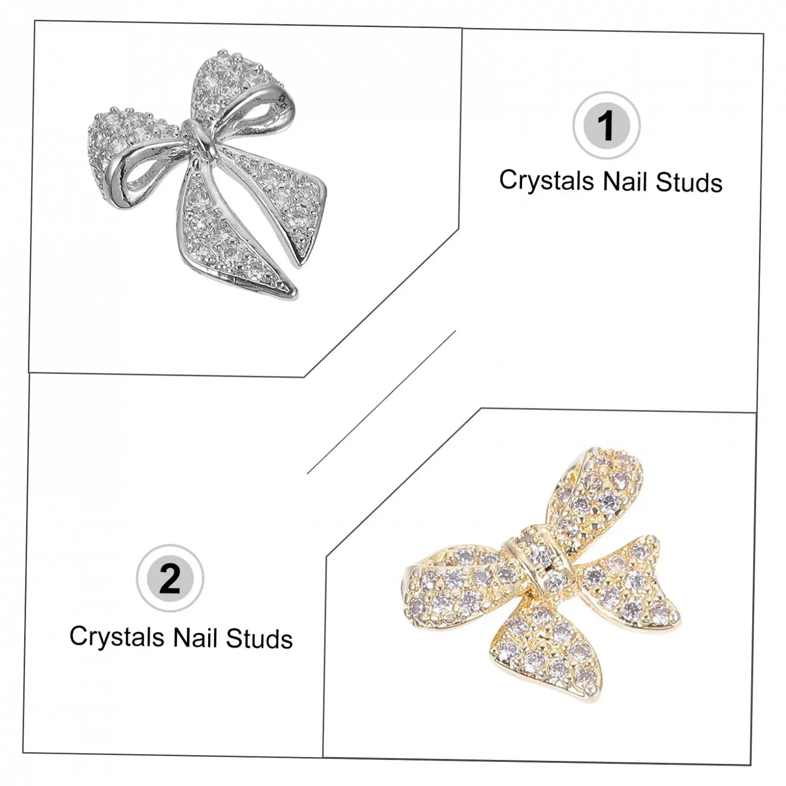 Стрази для нігтів Mikinona Прикраси для манікюру, фото №6