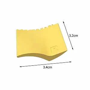 Штамп для вій 2-в-1 трафарет Жовтий synthetic.ua - Фото 1