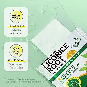 Тканинна Маска для Обличчя Liquorice Vc Зволожуюча та Освітлююча synthetic.ua - Фото 1