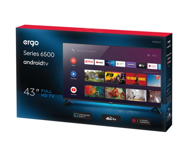 Телевизор ERGO 43GFS6500, фото №9 Телевизор ERGO 43GFS6500, фото №9