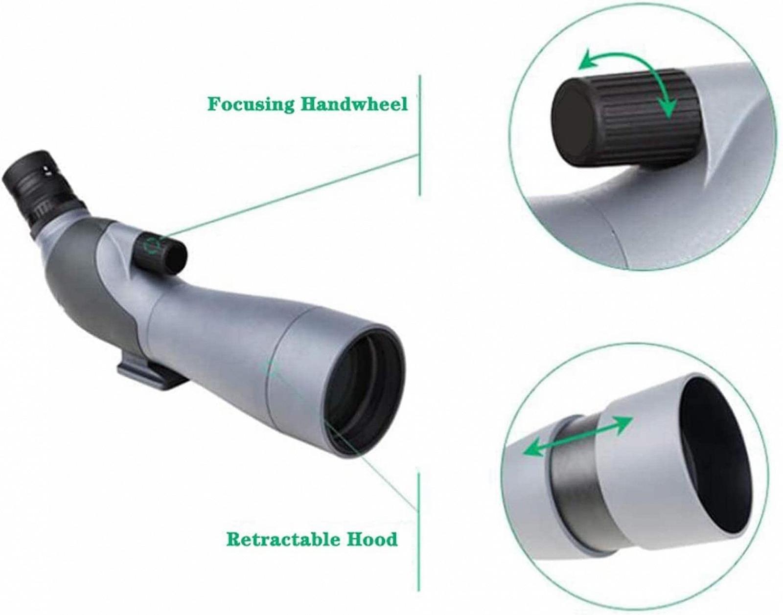 Монокуляр NOALED Super Telephoto Zoom 15-60x Bak4 Waterproof, фото №5
