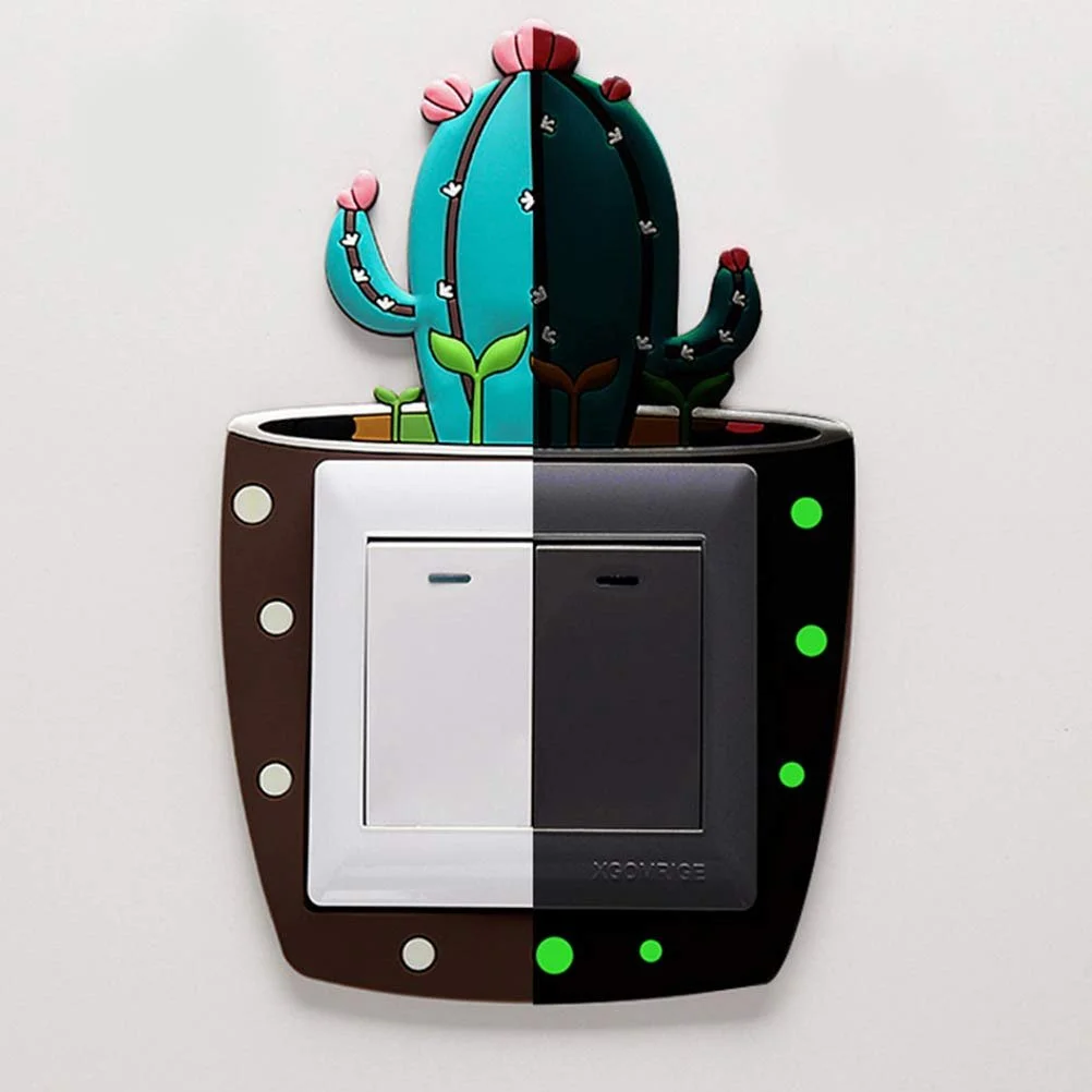 Наклейки на вимикачі Vosarea Cactus Design Набір 5 шт. (випадкові візерунки), фото №2 Наклейки на вимикачі Vosarea Cactus Design Набір 5 шт. (випадкові візерунки), фото №2