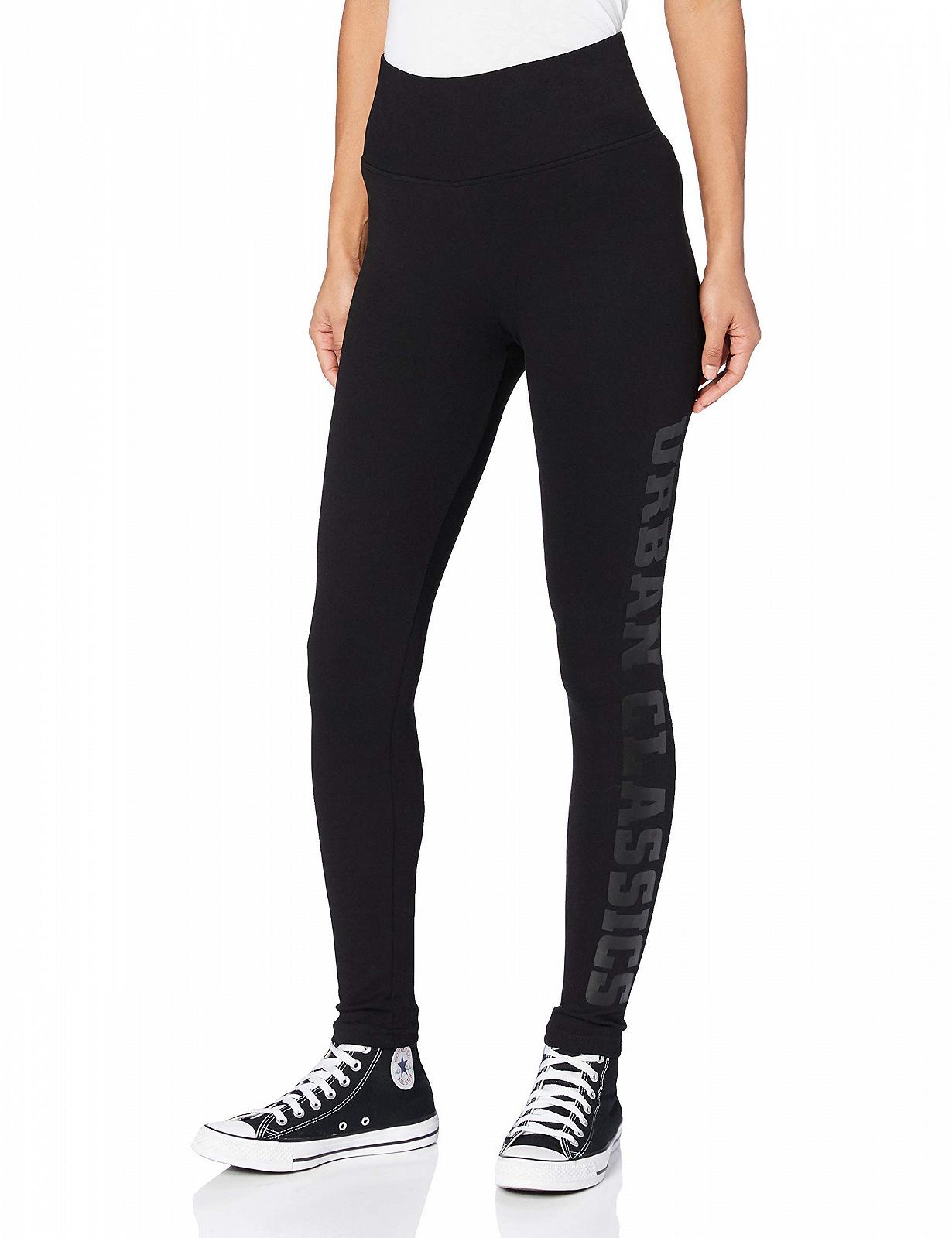 Леггинсы Urban Classics Ladies High Waist Branded, фото №1