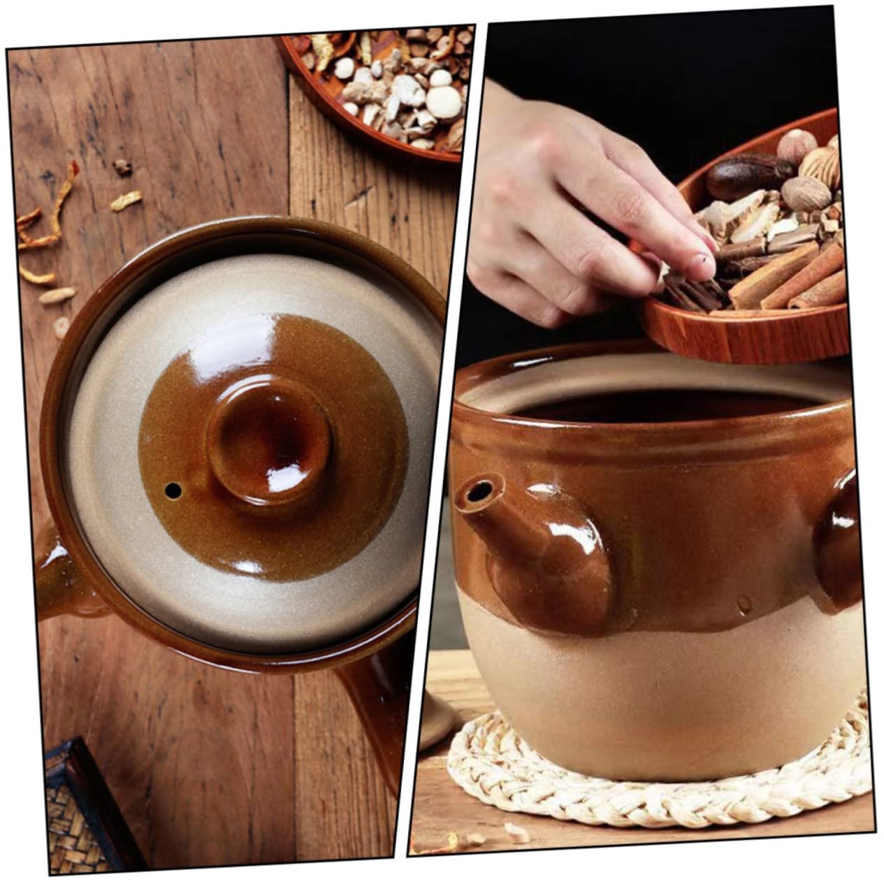 Горщик для приготування китайської медицини VALICLUD жаростійкий з ергономічною ручкою, фото №9