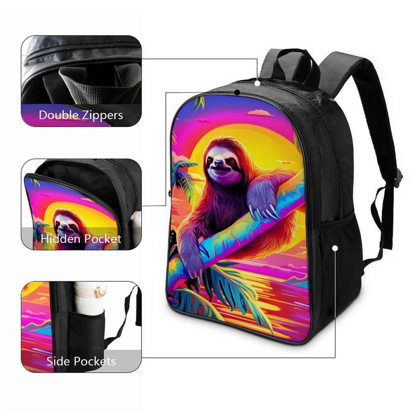 Ранець Sloth FPAKAKIIE 40x28x16см, фото №3