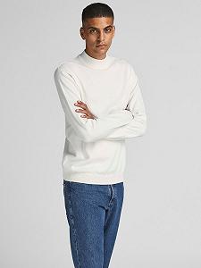 Гольф Jack&Jones KNIT MOCK NECK NOOS 12190170, Cloud Dancer, XXL synthetic.ua - Фото 1