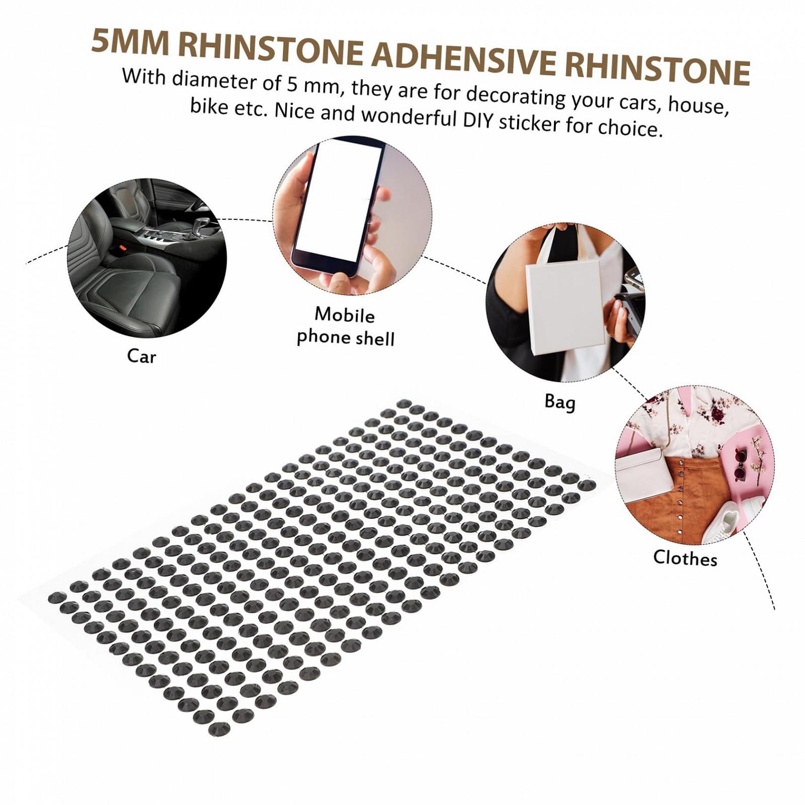 Стразы Самоклеящиеся FRCOLOR 468 шт. для декорации Черные Стразы Наклейки для рукоделия и творческих проектов, фото №7 Стразы Самоклеящиеся FRCOLOR 468 шт. для декорации Черные Стразы Наклейки для рукоделия и творческих проектов, фото №7