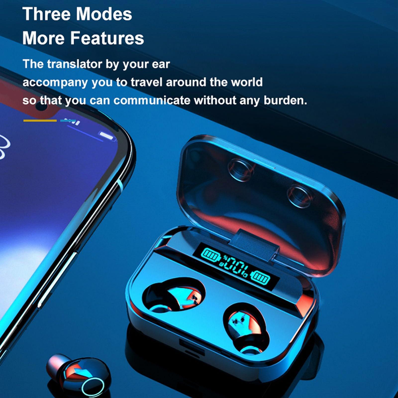 Навушники-перекладачі Чорний, фото №3 Навушники-перекладачі Чорний, фото №3