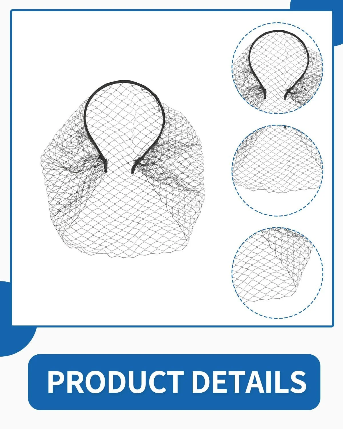 Обруч Черный Сетка, фото №3 Обруч Черный Сетка, фото №3