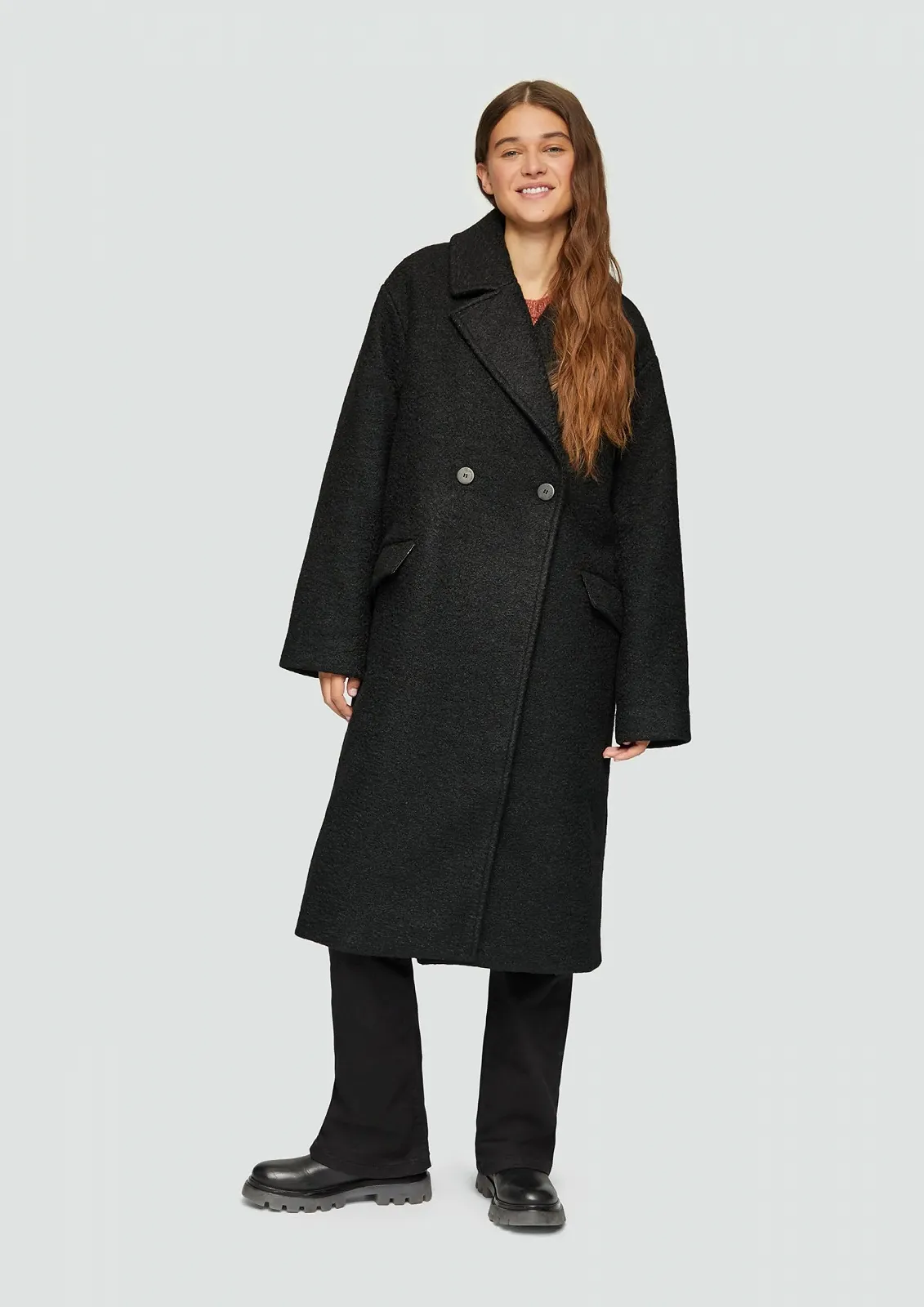 Пальто QSd Boucle, фото №3